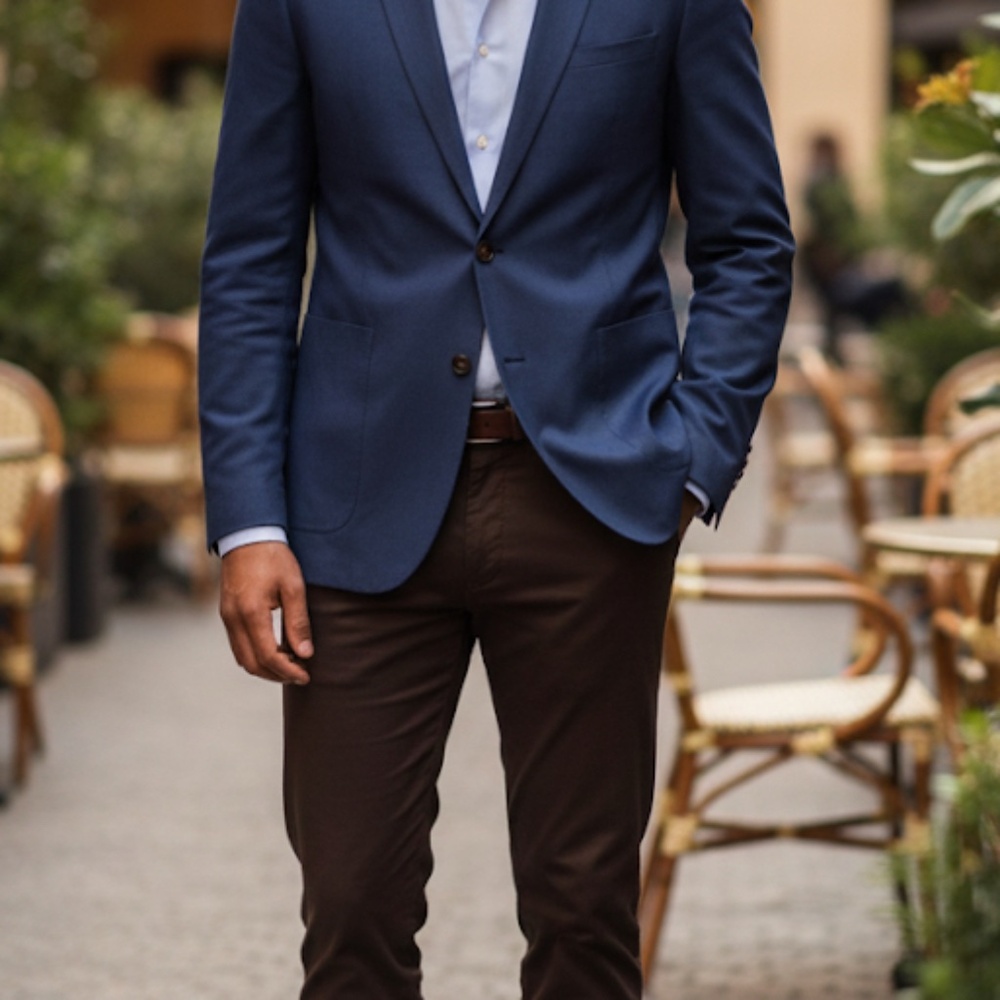 Primark Slim Fit Men's Navy Blazer-46 R | New